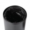 Open Dome Black Steel 40L Trash Can - Bolero - Fourniresto