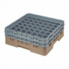 Glass Rack 49 Compartments Camrack Beige Max Height 215mm - Cambro - Fourniresto