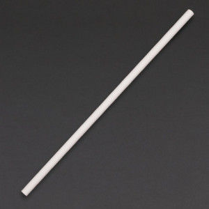 Compostable White Paper Straws 210mm - Pack of 250 - Fiesta Green - Fourniresto