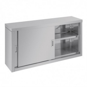 Vogue 1200mm Stainless Steel Wall Cupboard - Optimized Hygiene and Space