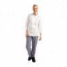 Unisex Chicago Long Sleeve White Chef Jacket Size M - Whites Chefs Clothing - Fourniresto