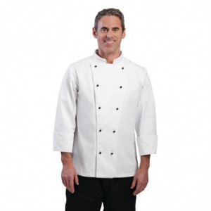 Veste De Cuisine Mixte Chicago Manches Longues Blanche Taille S - Whites Chefs Clothing - Fourniresto