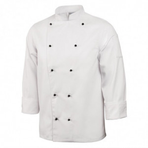 Kochjacke Unisex Chicago Langarm Weiß Größe XL - Whites Chefs Clothing - Fourniresto