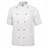 Veste De Cuisine Mixte Chicago Manches Courtes Blanche Taille L - Whites Chefs Clothing - Fourniresto