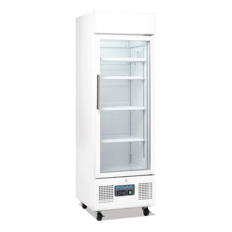 Kühlschrank mit weißer Frontscheibe Serie G - 218 L - Polar - Fourniresto