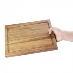 Small Acacia Wood Steak Board - Olympia - Fourniresto