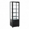 Refrigerated Display Cabinet with Curved Doors - Black 235 L - Polar - Fourniresto