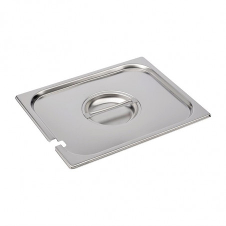 Edelstahldeckel mit GN 1/2 Ausschnitt - Gastro M - Fourniresto