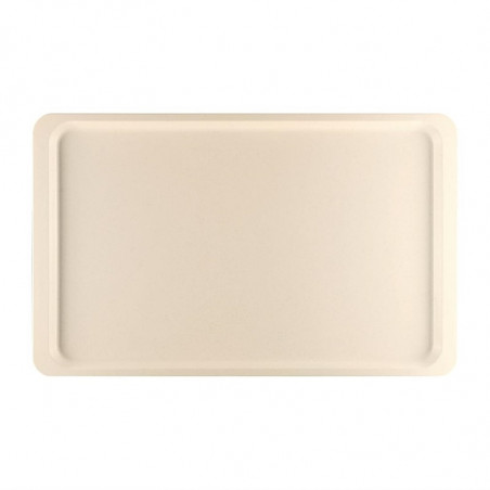 Polyester GN1/1 530x325mm Beige Service Tray - Roltex - Fourniresto