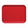 Plateau Nordic 360x280mm Rouge - Roltex - Fourniresto