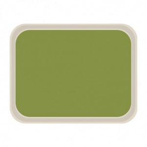 Standard Polyester Service Tray 470x360mm Green - Roltex - Fourniresto