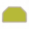 Tray in Trapezoid Polyester GN 500x325mm Green - Roltex - Fourniresto