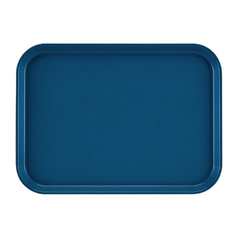 Rectangular Non-Slip Fiberglass EpicTread Blue Tray 350mm - Cambro - Fourniresto