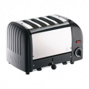 Toaster 4 Scheiben Schwarz Vario - Dualit