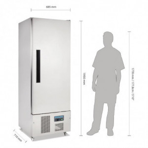 Positive Refrigerated Cabinet 1 Door Slimline Series G - 440L- Polar