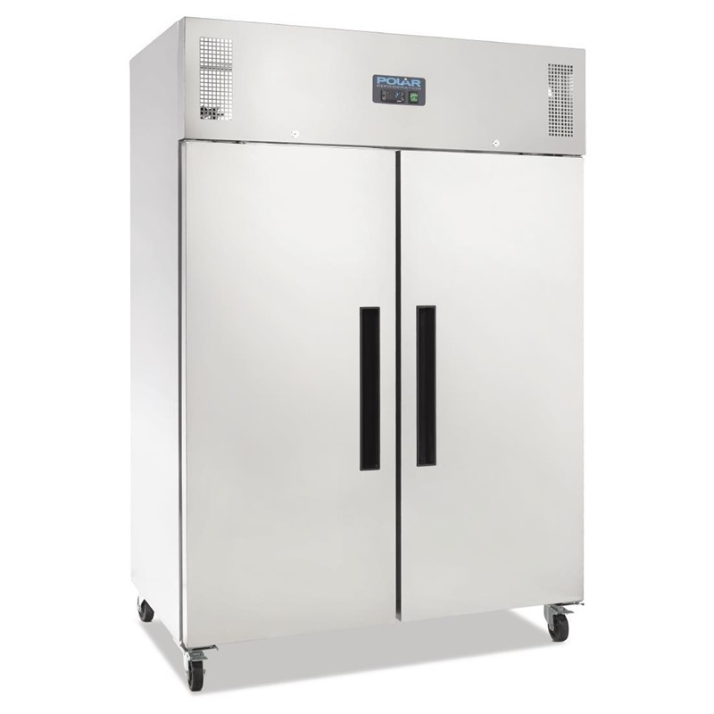 Positive Kühlvitrine GN Doppeltür Serie G - 1200L - Polar