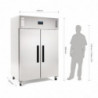 Negative GN Doppeltür-Kühlschrank Serie G - 1200L - Polar