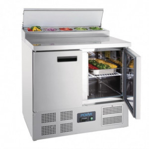 Refrigerated Preparation Counter for Pizzas and Salads Series G - 254L - Polar - Fourniresto