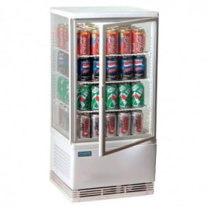 Weiße Kühlvitrine Serie C - 68 L - Polar