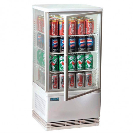 Weiße Kühlvitrine Serie C - 68 L - Polar