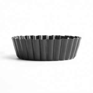 Deep Fluted Non-Stick Quiche Mold - Ø 100mm - Vogue