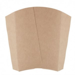 Etuis à frites moyens kraft compostables - Lot  de 1000 - Colpac - Fourniresto