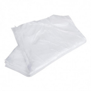 White Pedal Bin Liners 10L - Pack of 1000 - Jantex - Fourniresto