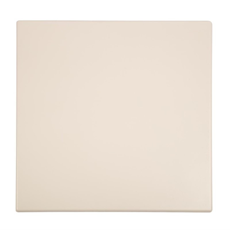 White Square Table Top - L 600 x W 600mm - Bolero