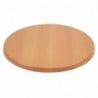 Round Table Top Beech Effect - Ø 600mm - Bolero