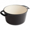 Round Black Casserole Dish - 3.2L - Vogue