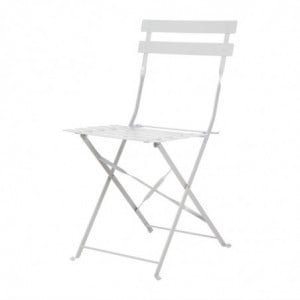Stuhl für die Terrasse aus Stahl - Grau - Set von 2 - Bolero - Fourniresto