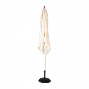 Square Ecru Parasol - W 2500 x D 2500mm - Bolero