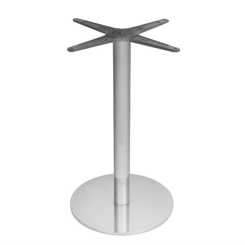 Pied de Table Rond en Inox - Bolero