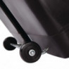 Front pedal slim Jim black bin - 90L - Rubbermaid