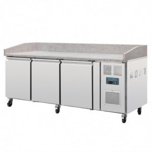 U Series Pastry Counter 3 Doors With Marble Worktop - Polar