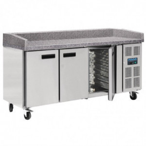 U Series Pastry Counter 3 Doors With Marble Worktop - Polar
