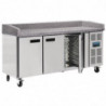 U Series Pastry Counter 3 Doors With Marble Worktop - Polar