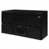 Back-Bar Series U 4 Drawers and Wine Cooler for 8 Bottles - 380L - Polar