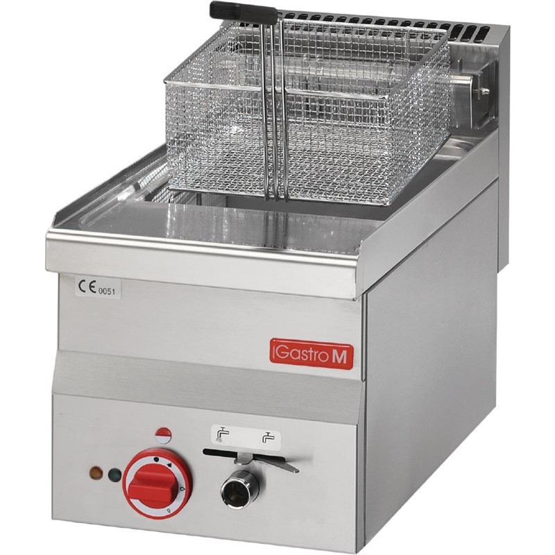 Electric Fryer with Drain Valve - 10 L - Gastro M