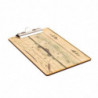 Light wood effect A5 menu holder - Olympia - Fourniresto