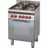 Fourneau 4 Gas Burners On Electric Convection Oven GN 2/3 600 - Gastro M