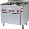 Gasherd mit Umluftofen GN 1/1 600 - Gastro M