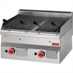 Lavasteingrill Gas-P 600mm - Gastro M
