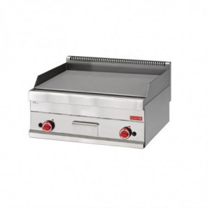 Gasgrill 650 mit glatter Chromplatte - Gastro M - Fourniresto