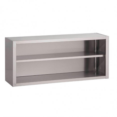 Wandschrank aus Edelstahl - B 1000 x T 400mm - Gastro M