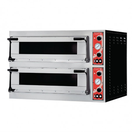 Vier Pizzaofen Rom 2 mit 2 Kammern - 400V - Gastro M