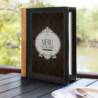 Black A4 Wooden Menu Covers - Securit - Fourniresto