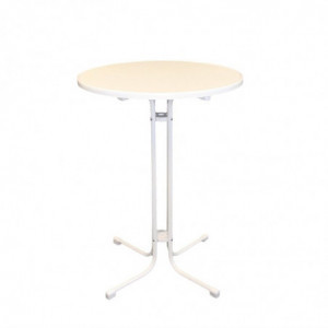 Standing table Limburg White 80 cm - FourniResto - Fourniresto