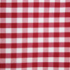 Serviettes à carreaux rouges en polyester - Lot de 10 - Mitre Essentials - Fourniresto