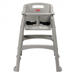 Stapelbarer Hochstuhl Platin - Rubbermaid - Fourniresto